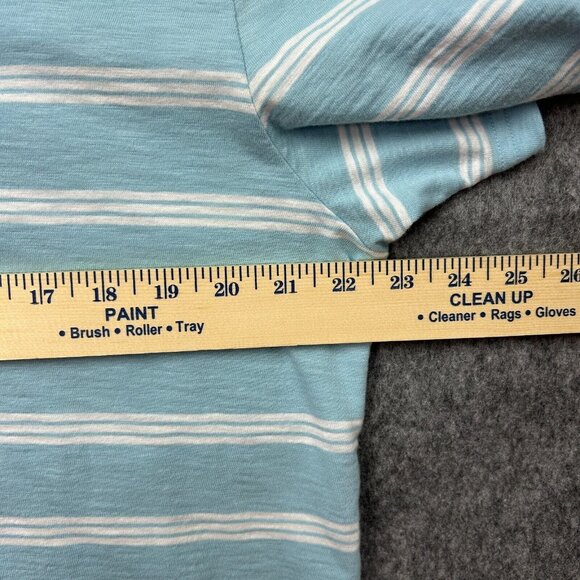 Southern Tide Summer Ray Stripe Polo Shirt Men's Size Large Rain Water Blue NWT - Picture 9 of 11